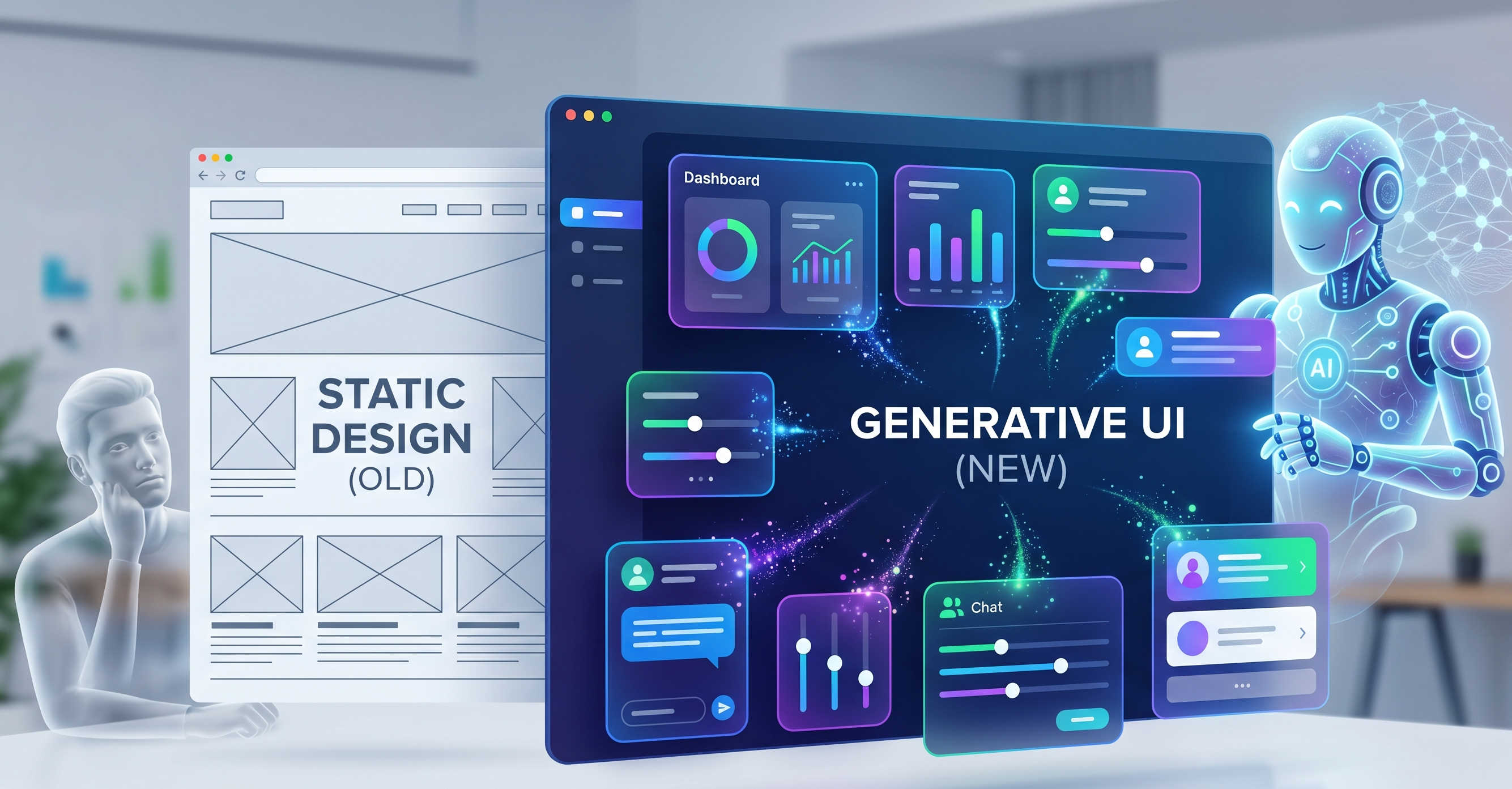 Generative UI: Warum statische Webseiten im KI-Zeitalter aussterben