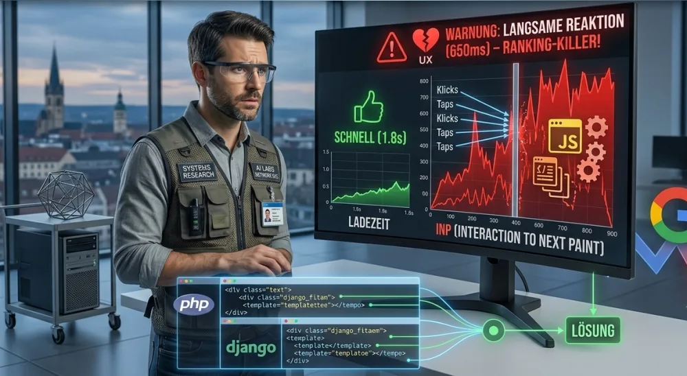Der unsichtbare Ranking-Killer: Warum schnelle Webseiten bei Google abstürzen (und wie du es reparierst)