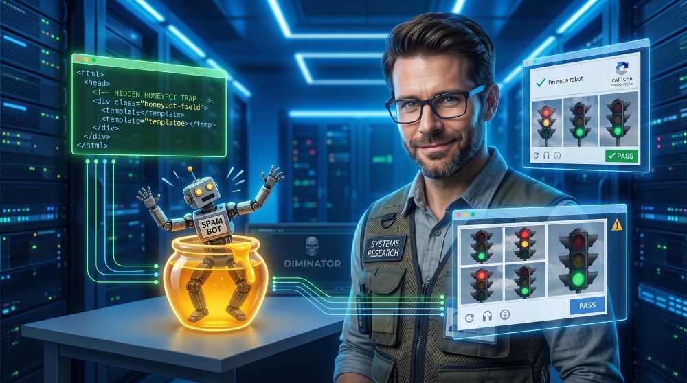 Das Ende der CAPTCHAs: Warum Spam-Bots deine Formulare knacken (und die simple Lösung)
